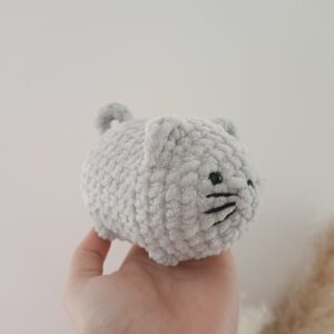 maskotka mini kotek handmade