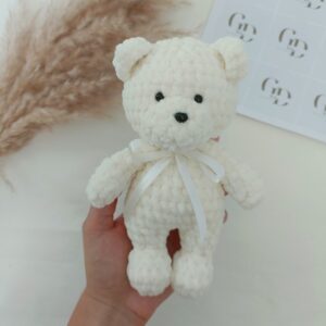 szydełkowy miś handmade