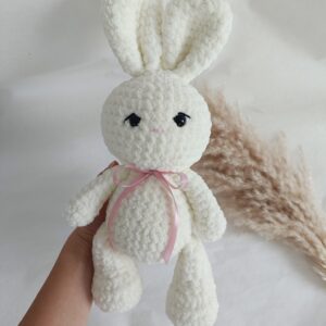 maskotka królik handmade