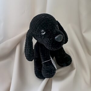 maskotka piesek czarny handmade