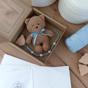 szydełkowy miś handmade