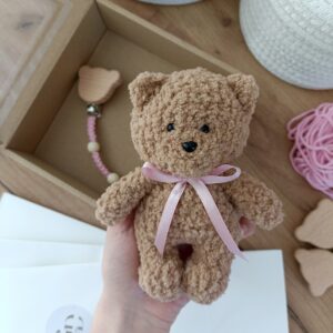 szydełkowy miś handmade