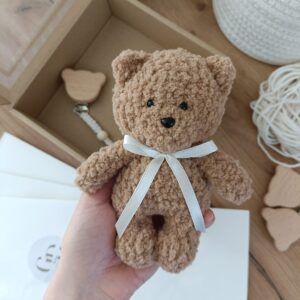 szydełkowy miś handmade